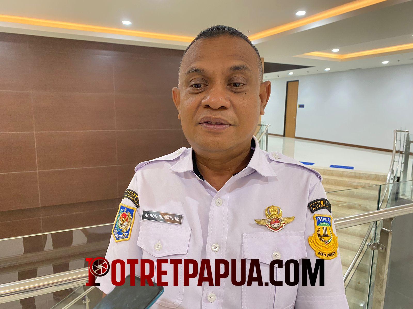 Ketua Kontingen Korpri Papua Aaron Rumainum. foto istimewa