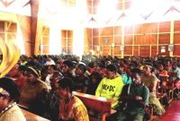 Umat Katolik Paroki Bintang Timur Abmisibil (BTA) Dekenat Pegunungan Bintang menggelar misa syukur dalam rangka memperingati HUT ke-60 Tahun pada, Jumat (31/5/2024). 
