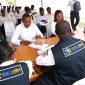 Para peserta CPNS Provinsi Papua Tengah saat mengikuti tes SKD di Kanreg IX BKN Jayapura, Rabu, 23 Oktober 2024.