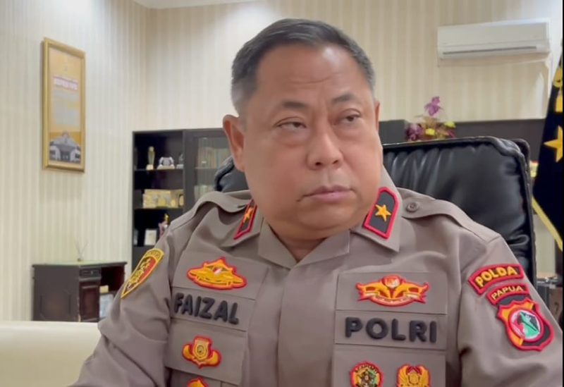 Kepala Operasi Satgas Damai Cartenz, Brigjen Pol Faizal Ramadhani. (Syaiful)
