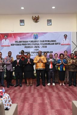 Kepengurusan Koperasi Papua Pegunungan 2026–2030 Resmi Dilantik di Wamena