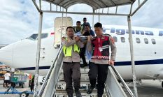 Aiptu Dominggus Gannaran Dijemput di Bandara Sentani, Langsung Dirujuk ke RS Bhayangkara