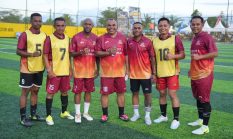 Instruksi Kapolri Ditindaklanjuti, Polda Papua Tengah Gelar Nobar Piala Dunia Serentak