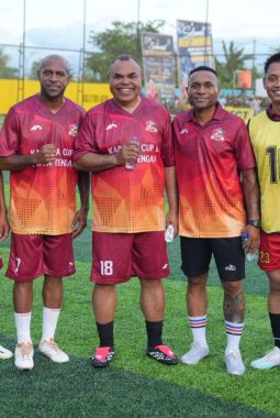 Instruksi Kapolri Ditindaklanjuti, Polda Papua Tengah Gelar Nobar Piala Dunia Serentak
