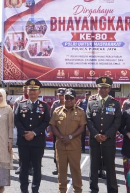 Hari Bhayangkara ke-80, Polres Puncak Jaya Teguhkan Komitmen Pelayanan untuk Masyarakat