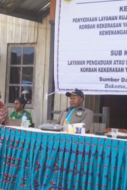 Sosialisasi Perlindungan Perempuan dan Anak Digelar di Distrik Dokome
