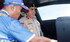 Kapolda Papua Tengah Uji Coba Kapal Patroli C2 di Nabire