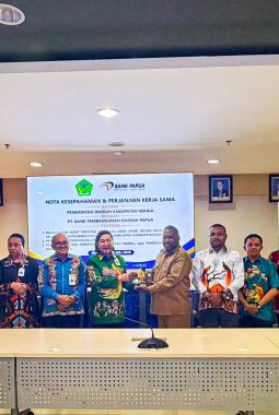 Pemda Nduga Gandeng Bank Papua, Tiga PKS Strategis Diteken