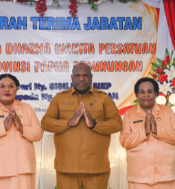Sekda Papua Pegunungan Dorong Kepengurusan Baru Dharma Wanita Segera Lakukan Penataan Organisasi dan Perkuat Pelayanan