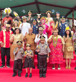 Tak Menyangka Jadi Kapolres Mimika Sehari, Tiga Anak Punya Cerita Istimewa