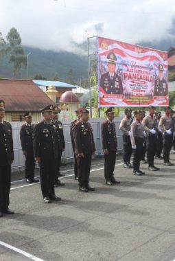 Polres Puncak Jaya Gelar Upacara Hari Kesaktian Pancasila, Teguhkan Komitmen Persatuan dan Pengabdian kepada Masyarakat